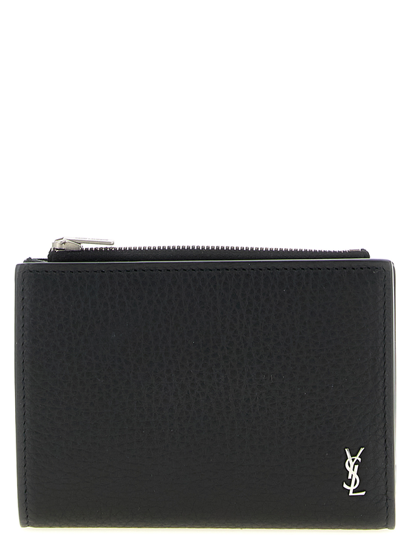 Black calfskin wallet-null