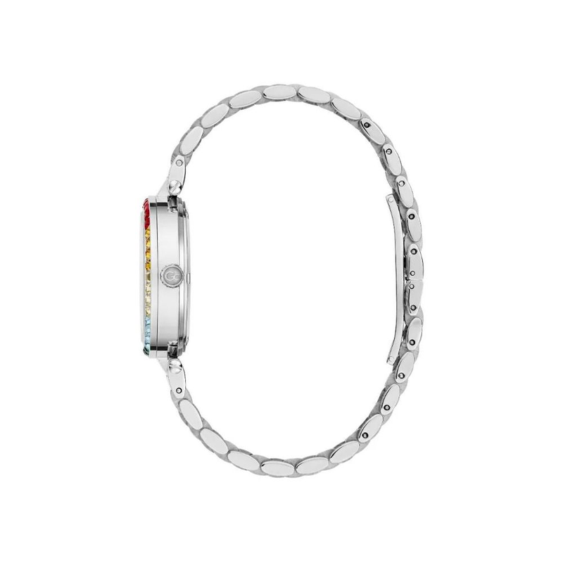 Gray stainless steel dress watch-null