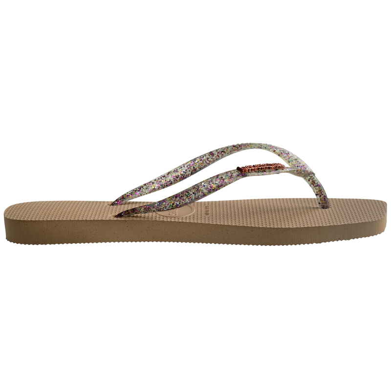 Havaianas slim square logo metallic-null