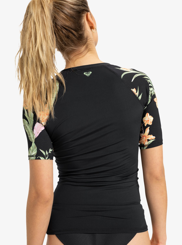 Roxy women's lycras printed short sleeve t-shirt-null