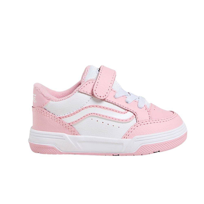 Vans toddler hylane velcro shoes, Pink / White, medium