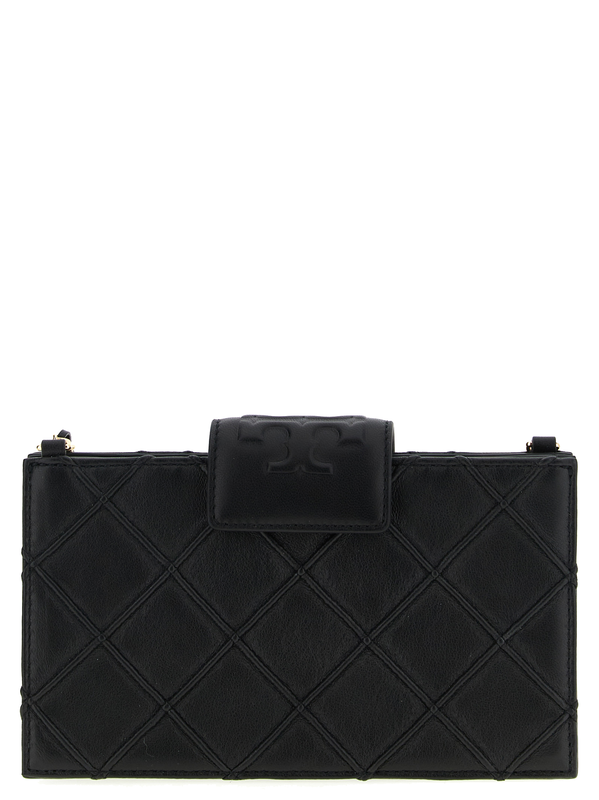 Black lamb leather cardholder-null