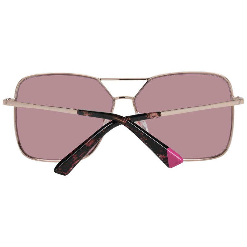 Rose gold metal sunglasses-null