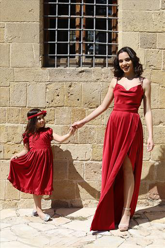 Maxi dress spaghetti straps image number null
