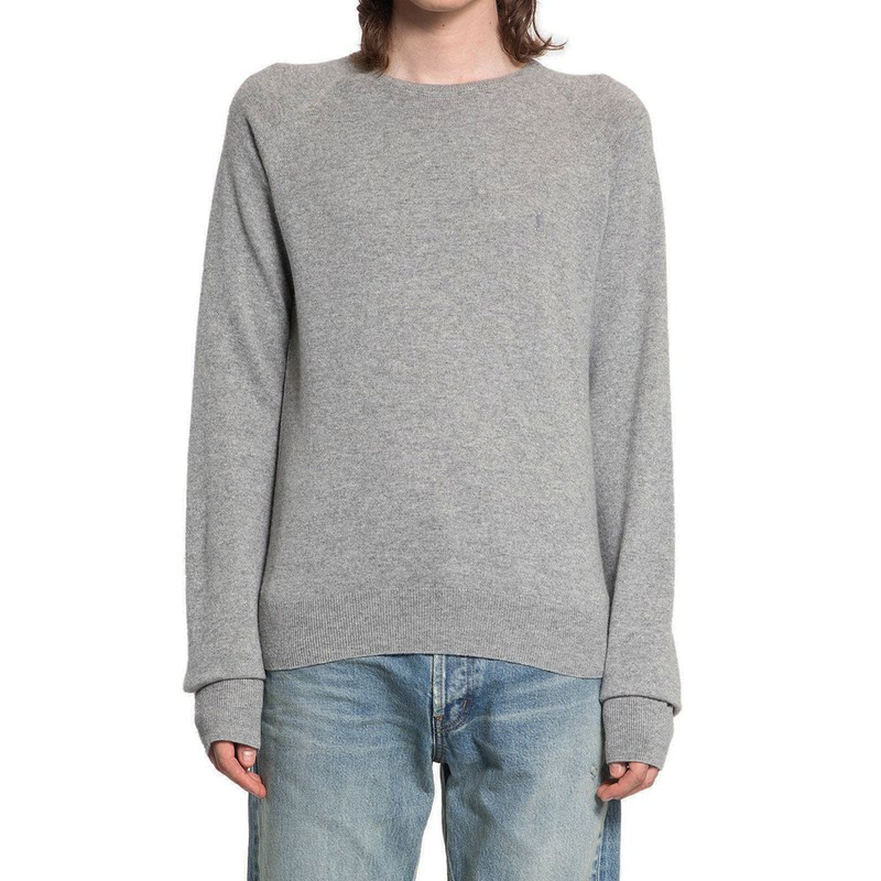 Gray cashmere sweater-null