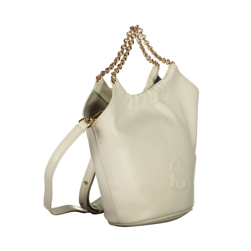White leather woman handbag-null