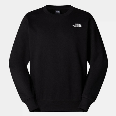 Mens simple dome crew, Black, medium