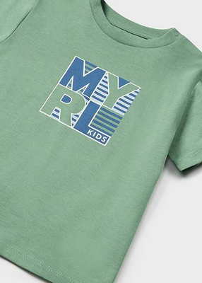 Μπλουζα κοντομανικη basic, Green, medium