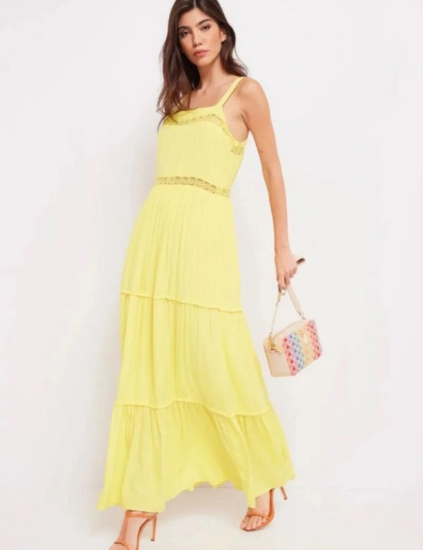 Gaudi woman long dress yellow 411bd15010 60%-null