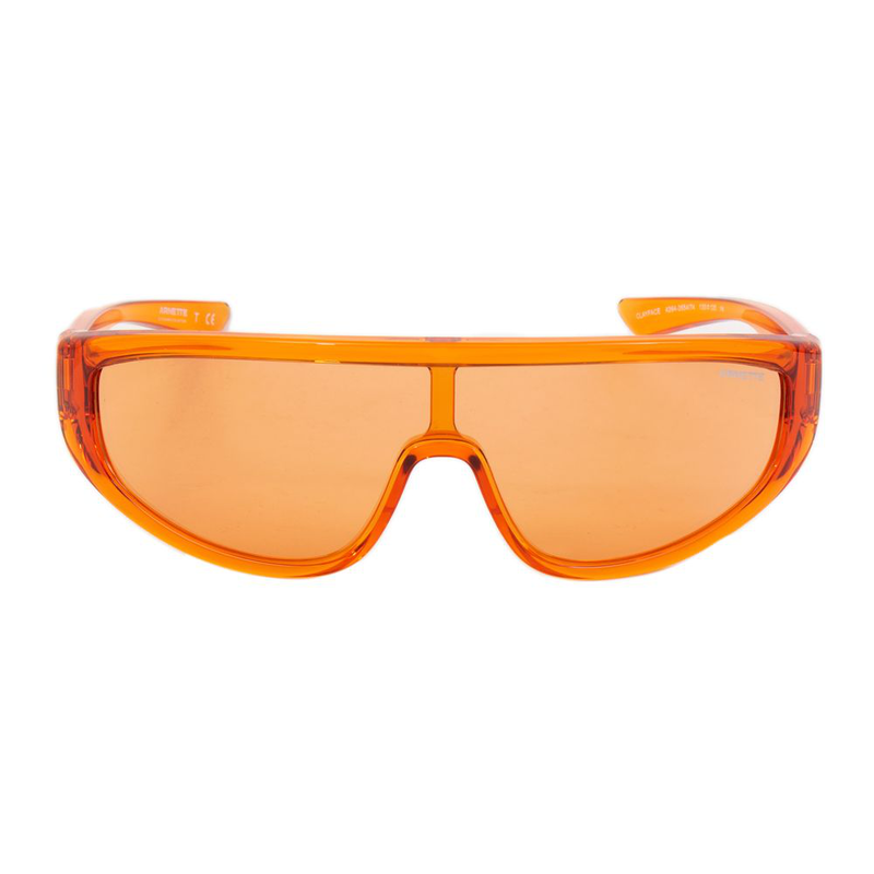 Orange resin sunglasses-null