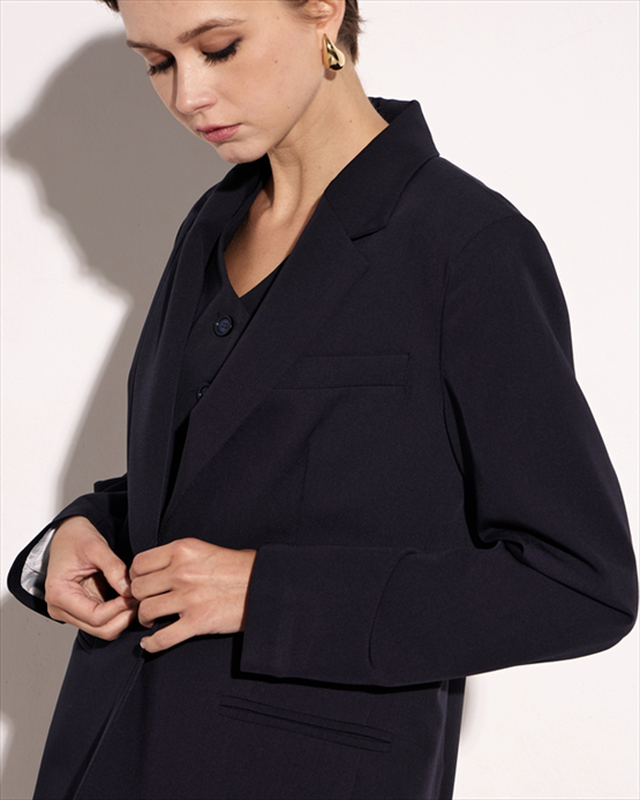 Blazer jacket long image number null