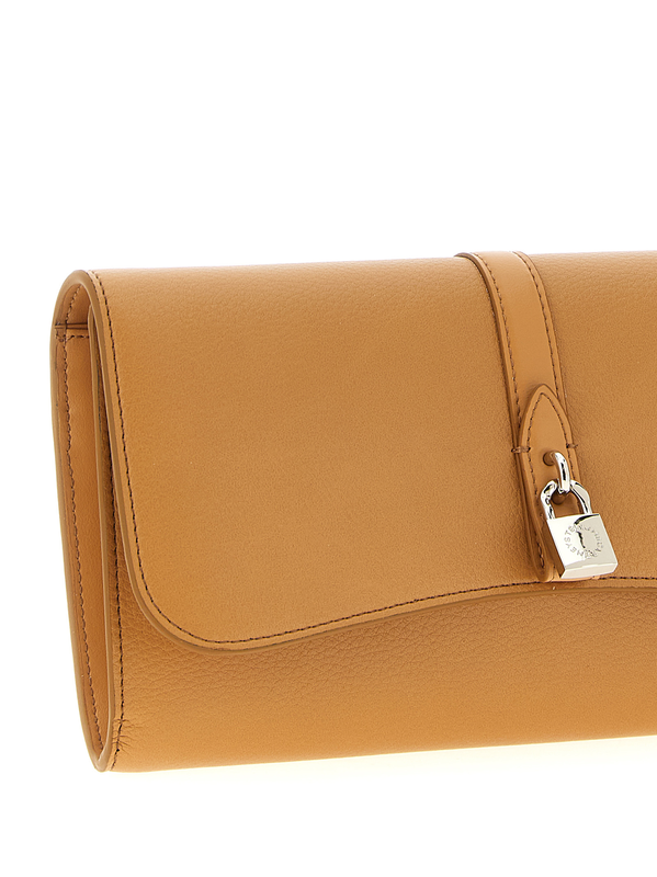 Beige polyamide cardholder-null
