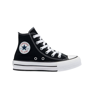 Converse eva platform high top, Black / White, medium