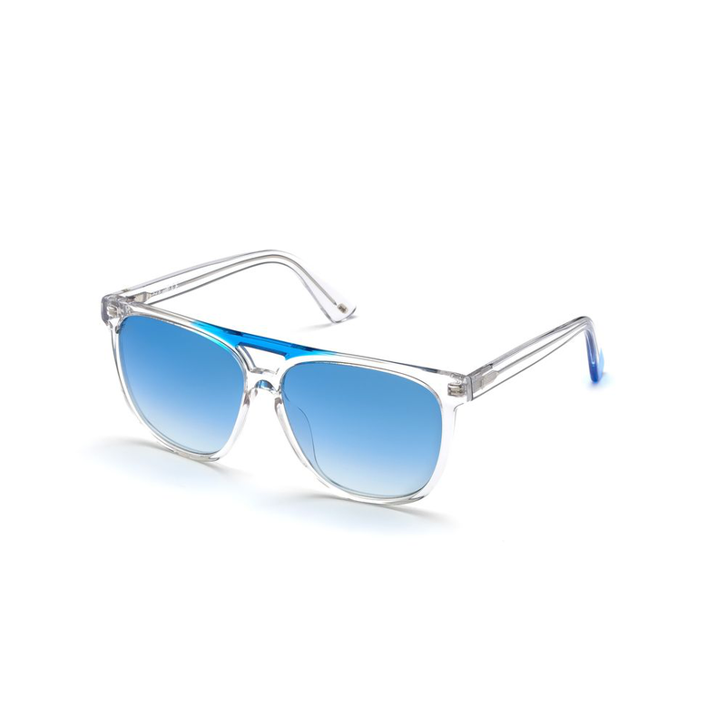 Transparent plastic sunglasses-null