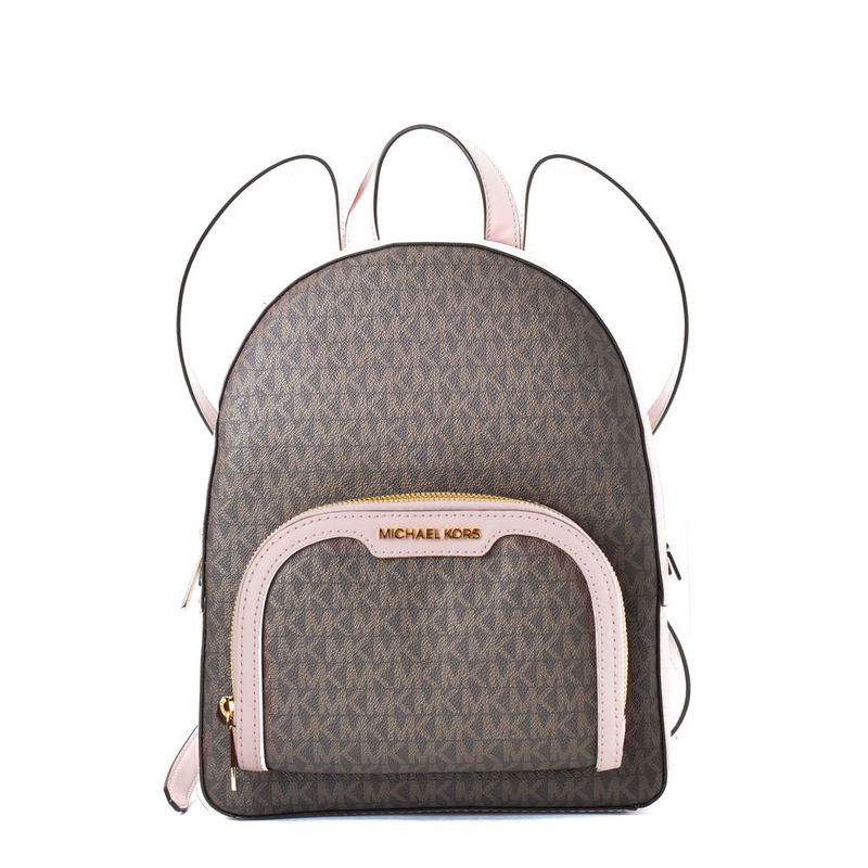 Multicolor canvas backpack-null