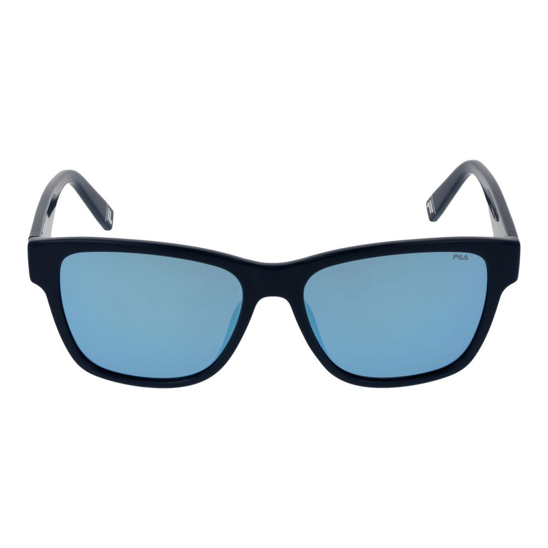 Blue plastic sunglasses-null