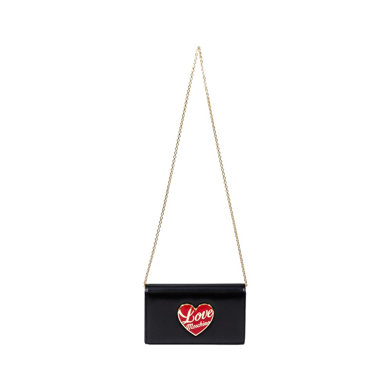 Black polyethylene handbag-null