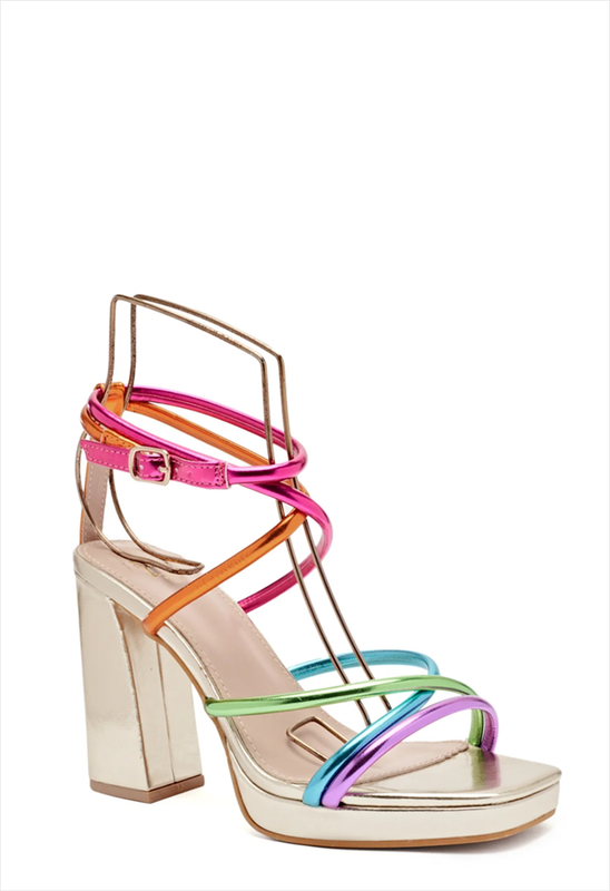 Sandal high block heel-null