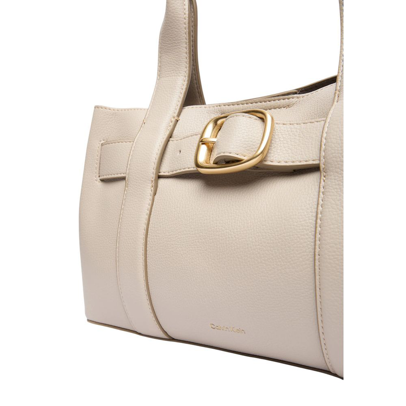 Gray polyethylene handbag-null