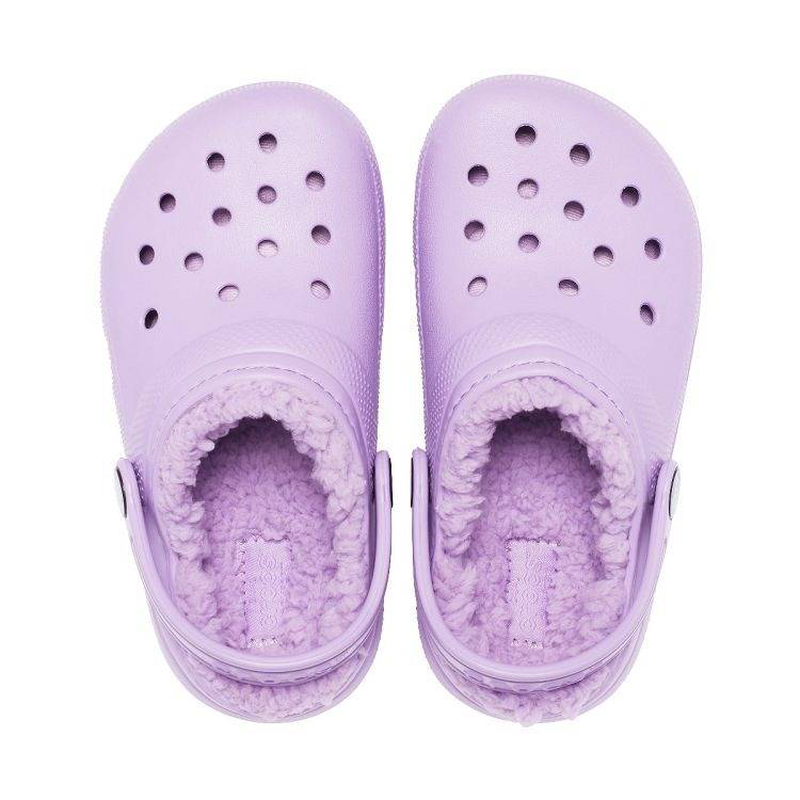 Crocs kids classic lined clog image number null