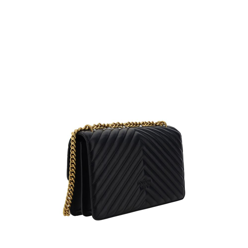 Black calf leather bos taurus shoulder bag-null