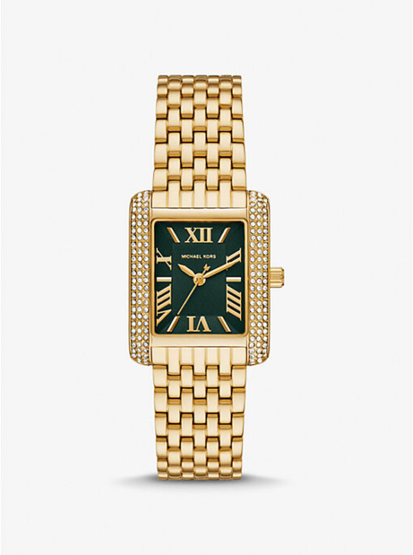 Michael kors emery gold tone crystal quartz ladies watch mk4742-null