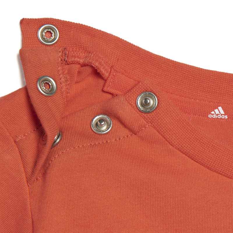 Adidas infant boys essentials organic cotton tee and shorts image number null