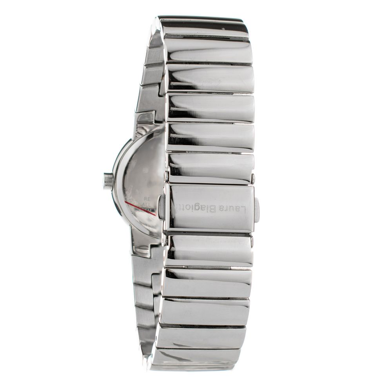 Silver stainless steel dress watch-null