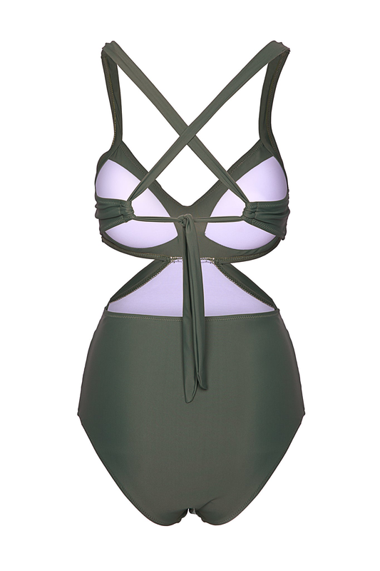 Push-up one piece swimsuit-null