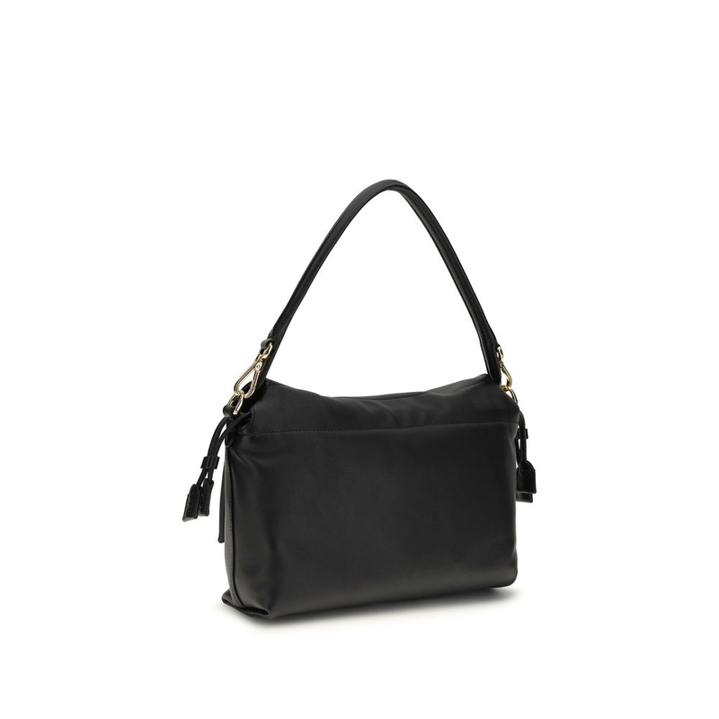 Black lamb ovis aries aries shoulder bag-null