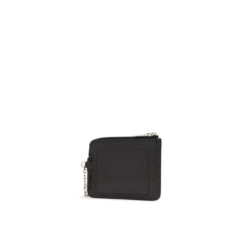 Black calfskin clutch bag-null