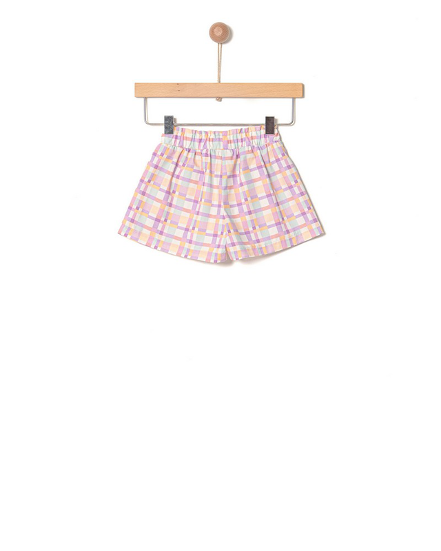 Βερμουδακι με βολαν multi-checkered image number null