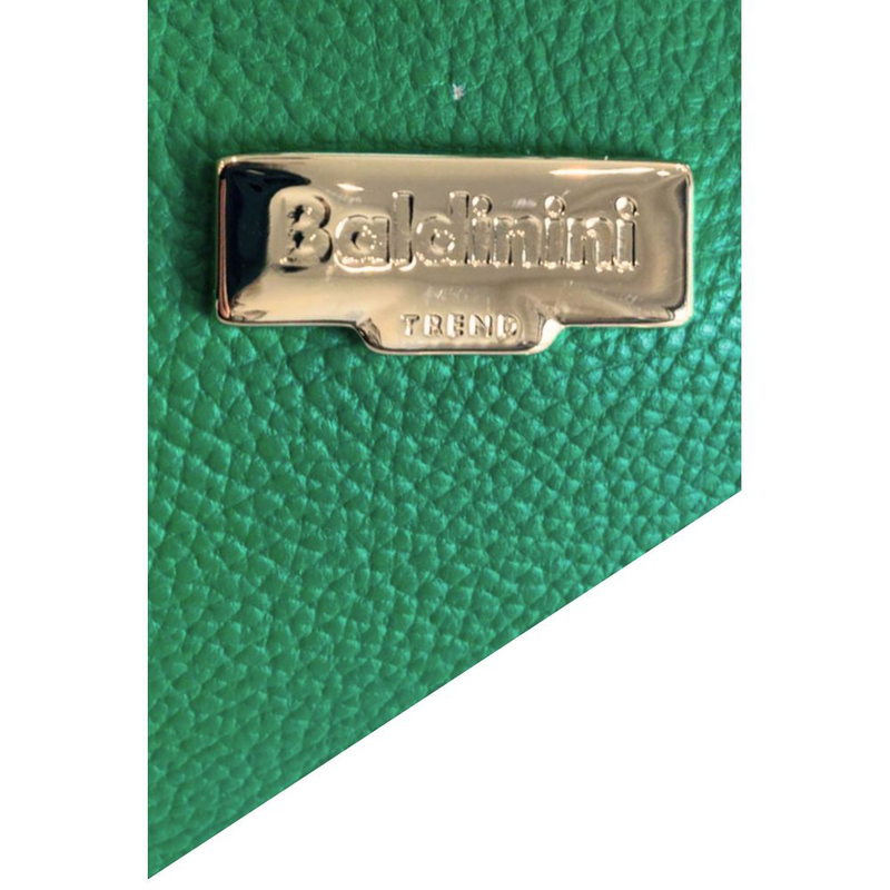 Green leather women handbag-null