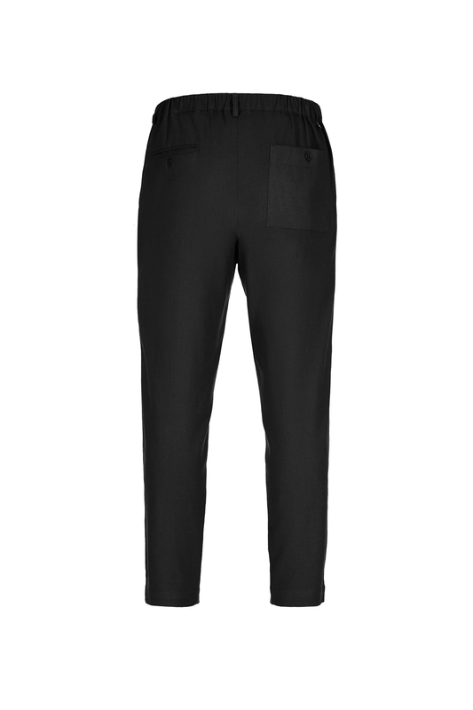 No name athens black peppe pants di image number null