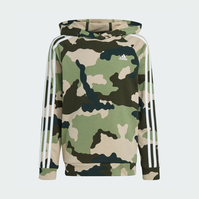 Adidas essentials allover print hoodie kids iw3470, , medium