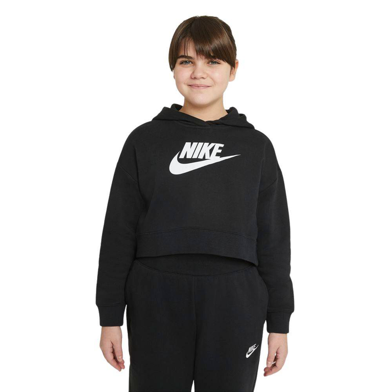 Product image: Nike sportswear girls french terry crop hoodie-null
