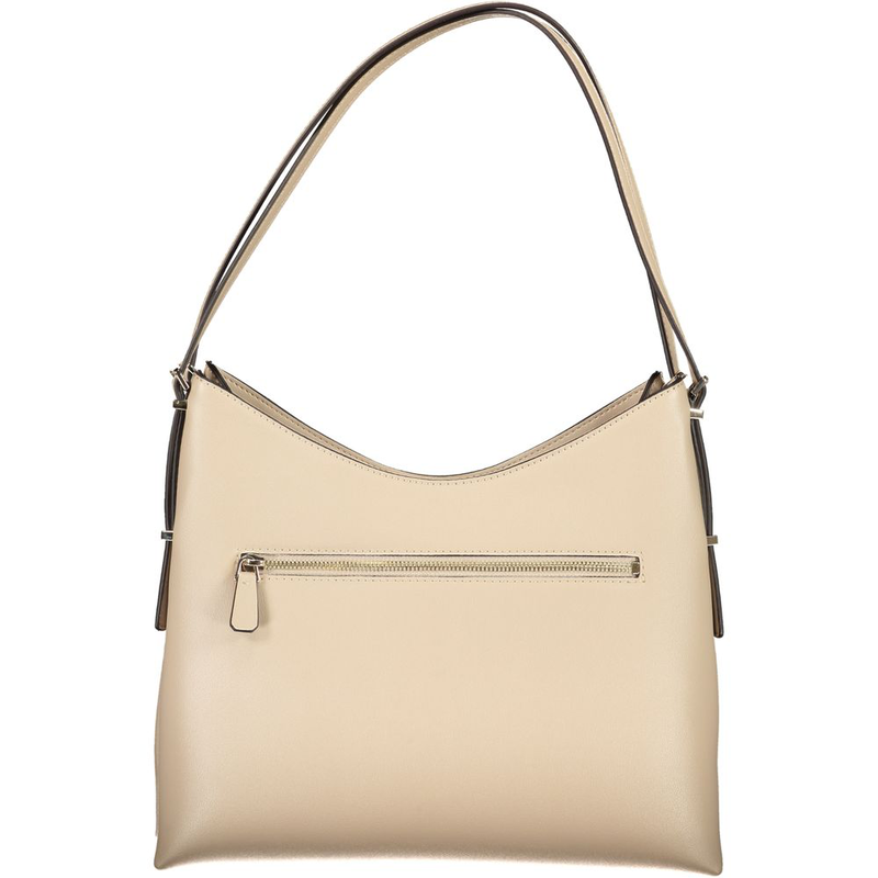Beige poliuretano women handbag-null