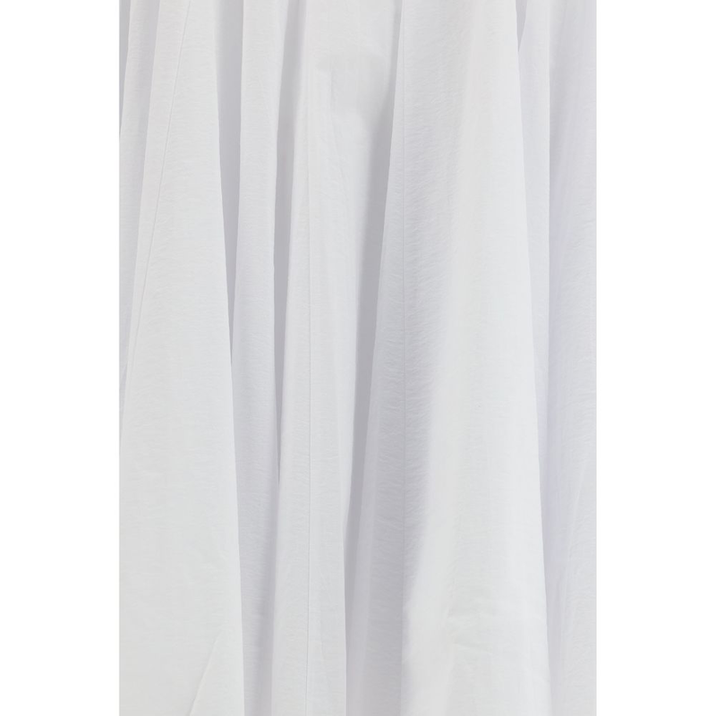 White cotton casual dress-null