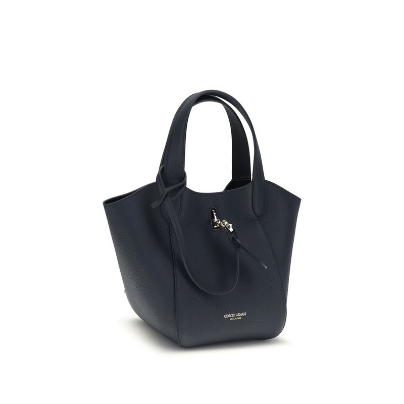 Blue calf leather bos taurus handbag-null