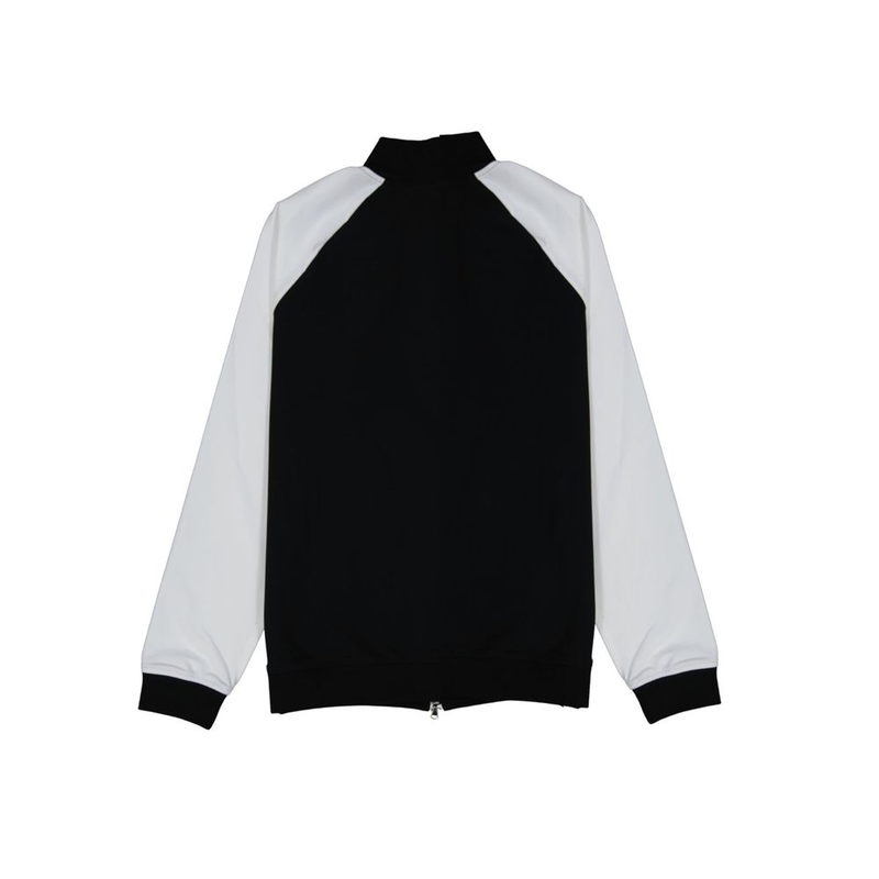 Black elastane bomber-null