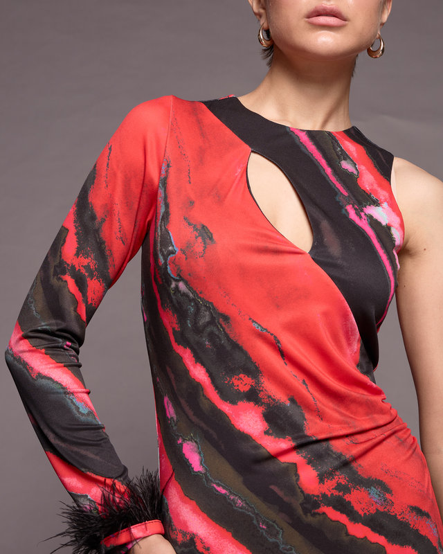 Maxi dress printed-null