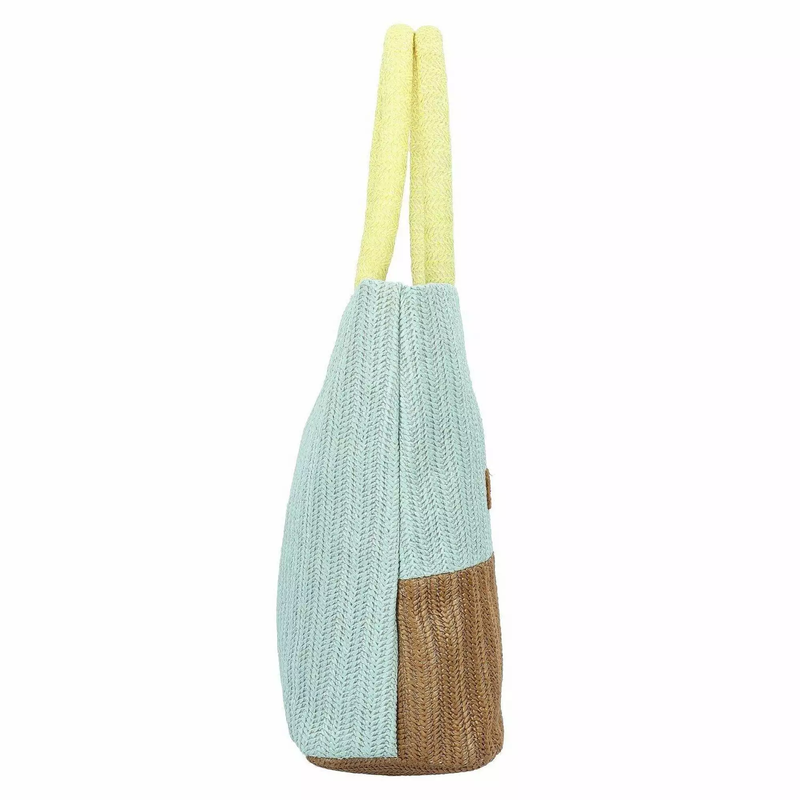 Beach straw shopper bag image number null