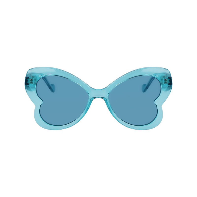 Blue injected sunglasses-null