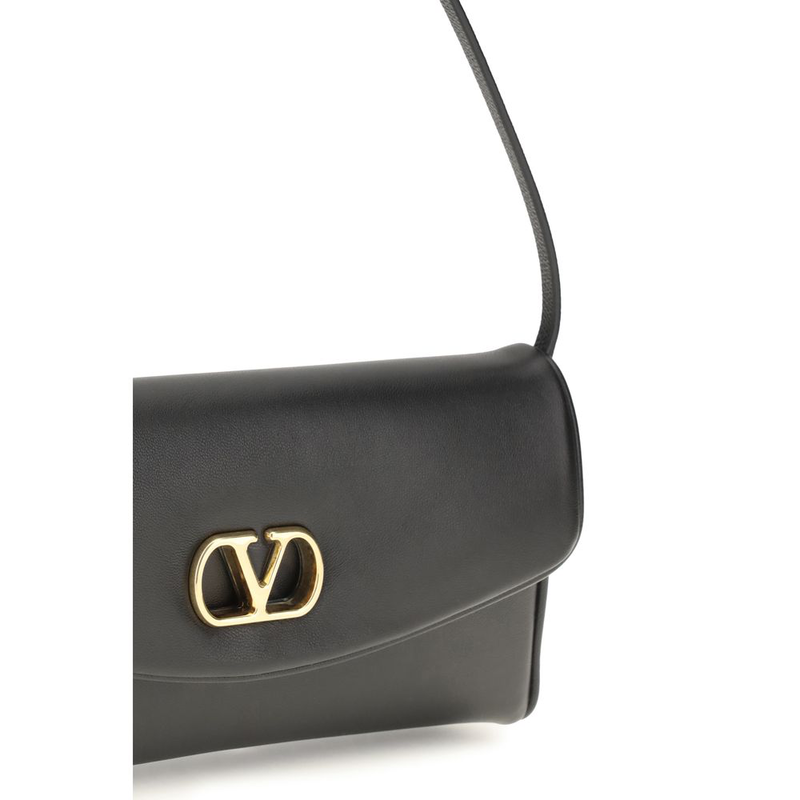 Brown calf leather bos taurus shoulder bag-null