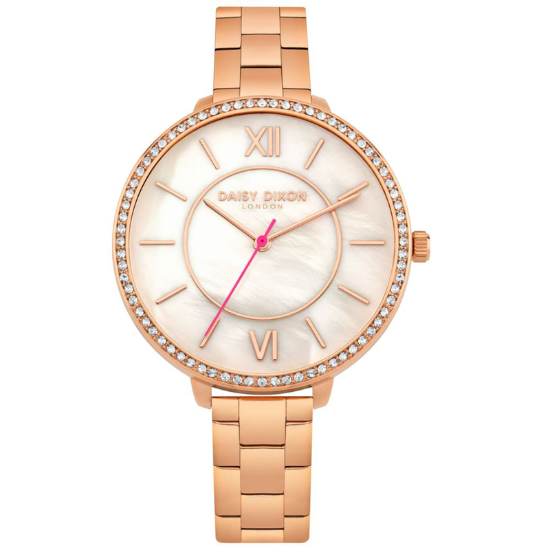 Multicolor stainless steel dress watch-null