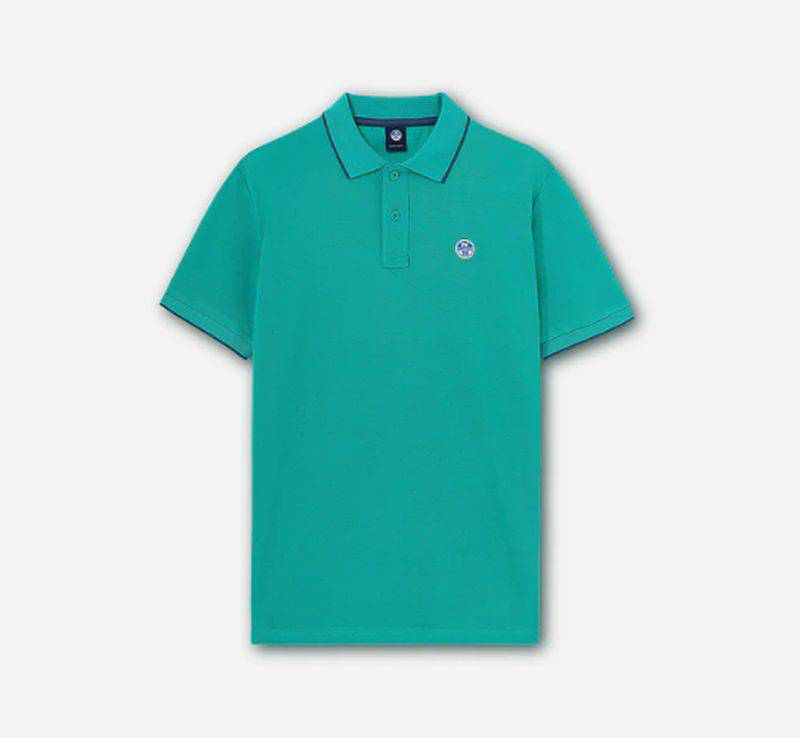 S/s polo w/logo top mens-null