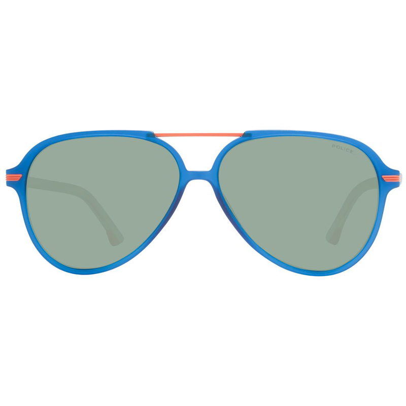 Blue plastic sunglasses-null