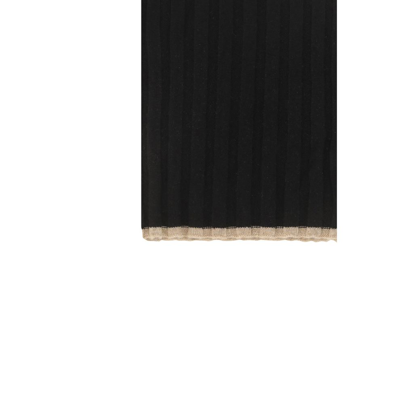 Black cashmere scarf-null
