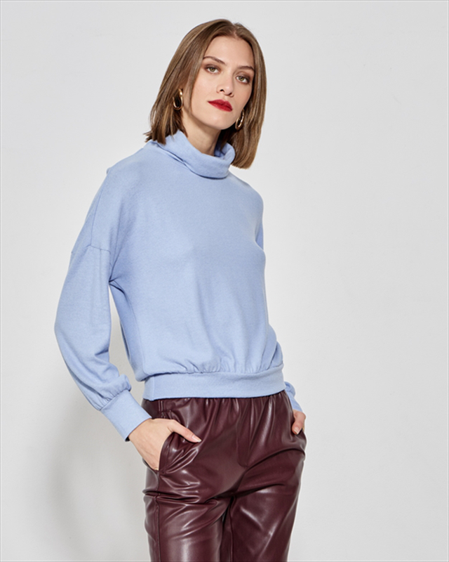 Knitted high neck-null