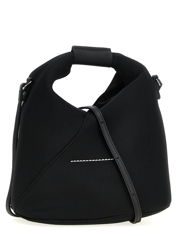 Black polyester crossbody bag-null